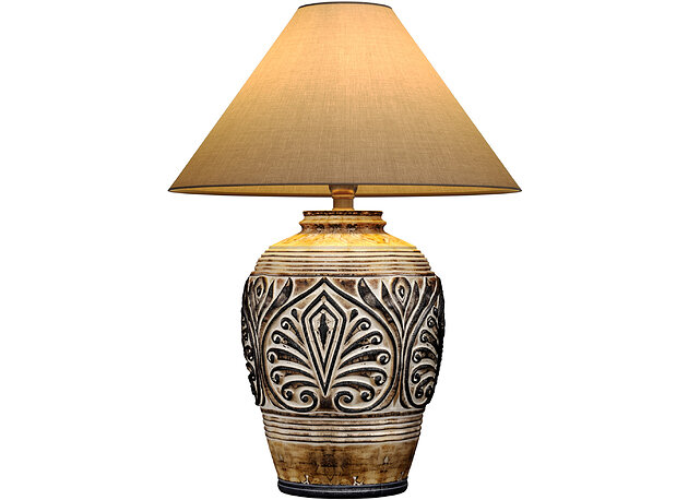 Rustic Country Nightstand bedside Provence Table Lamp 3D