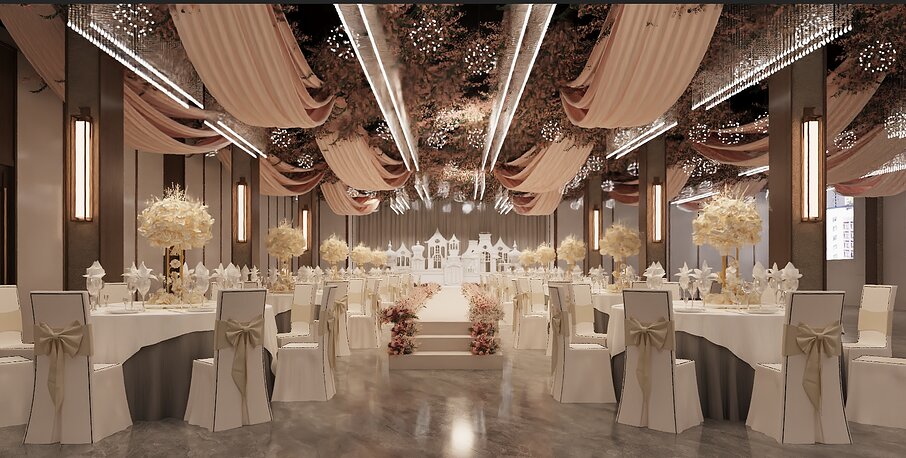 Modern banquet hall