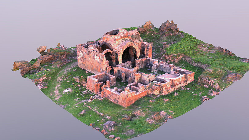 3D Medieval monastery