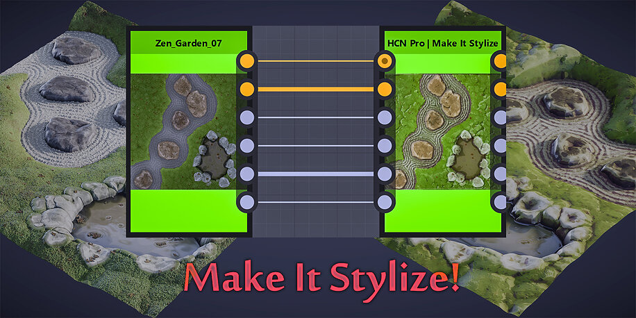 3D asset Make It Stylize - Substance Designer Custom Node