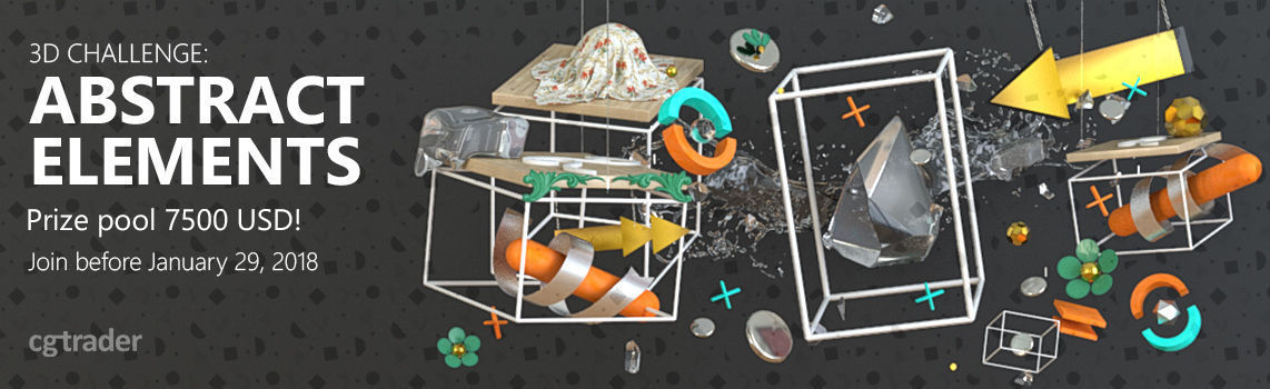 3D Challenge: Abstract Elements