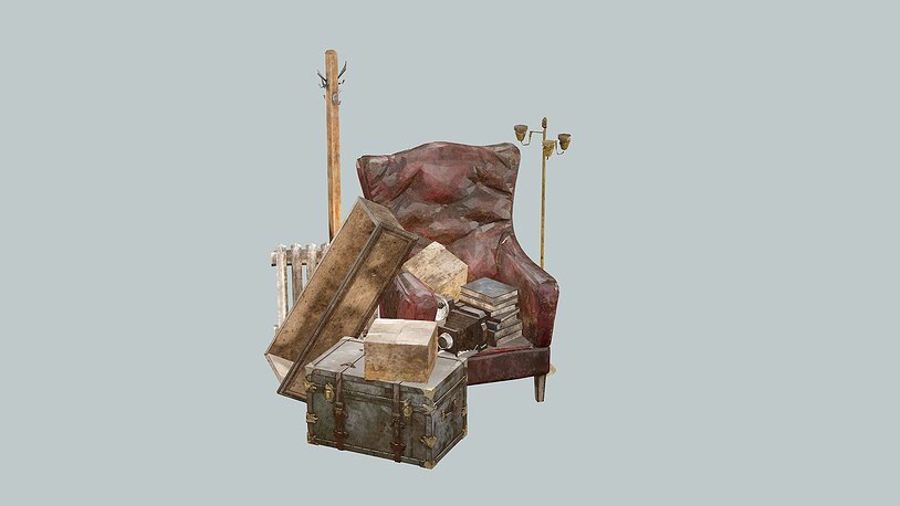 realtime Debris Groundfill Junk XX1 Trash Game Ready 2
