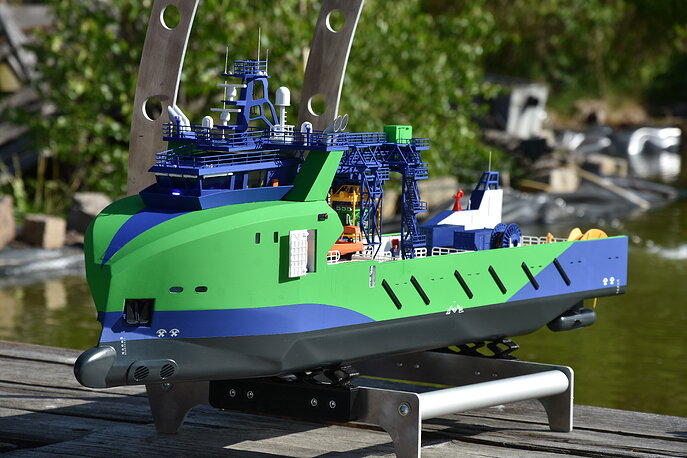 3D printable model Diving support vessel