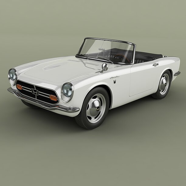 Honda S800 Roadster 3D model